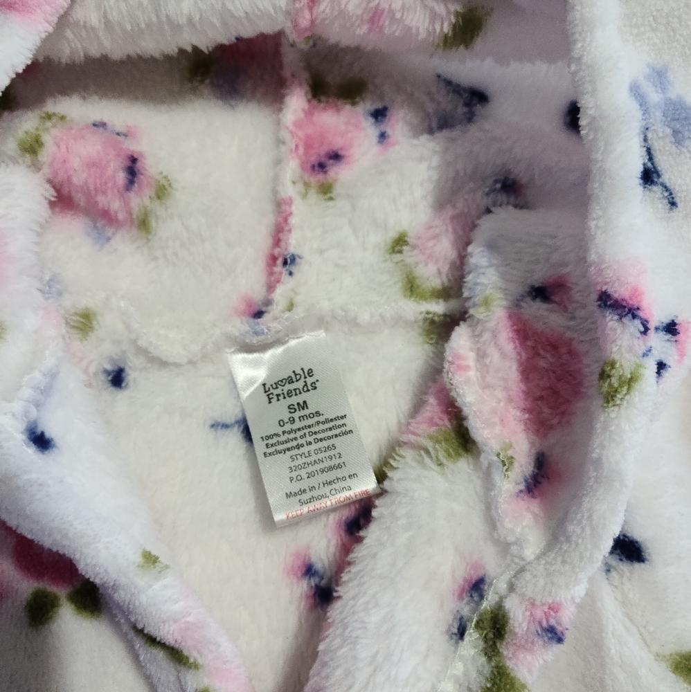 Floral Infant Robe - Picture 2 of 2